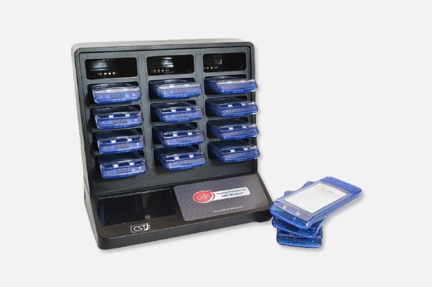 TOBO Pager Rack / Ladestation mit 15 Steckfächern